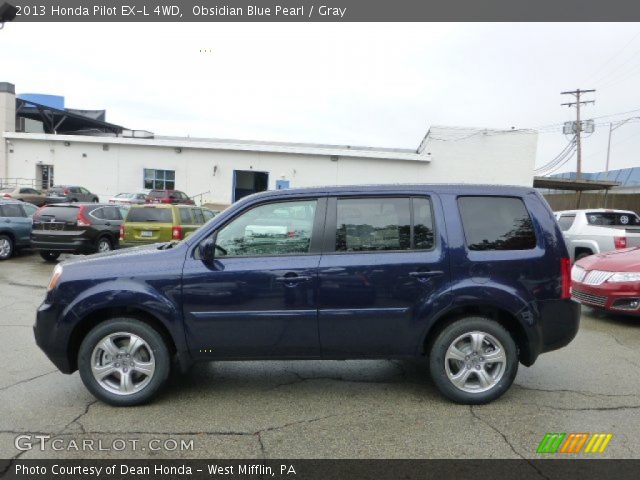 2013 Honda Pilot EX-L 4WD in Obsidian Blue Pearl