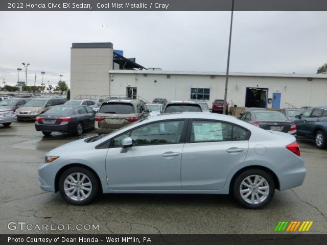 2012 Honda Civic EX Sedan in Cool Mist Metallic