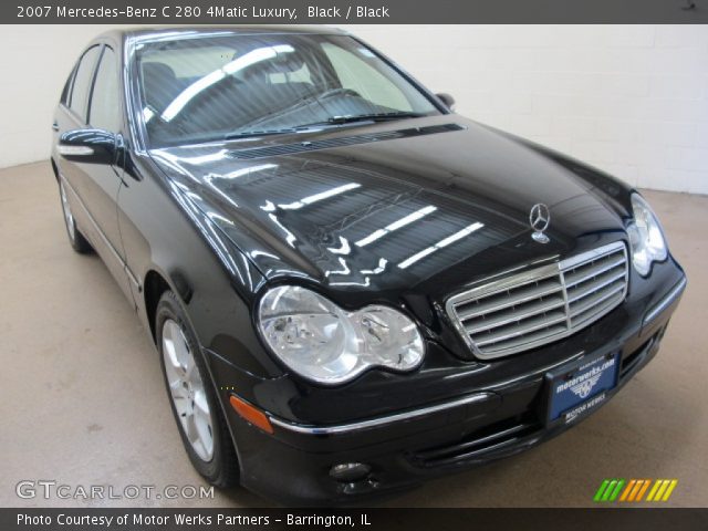 2007 Mercedes-Benz C 280 4Matic Luxury in Black