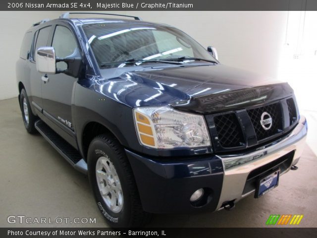2006 Nissan Armada SE 4x4 in Majestic Blue