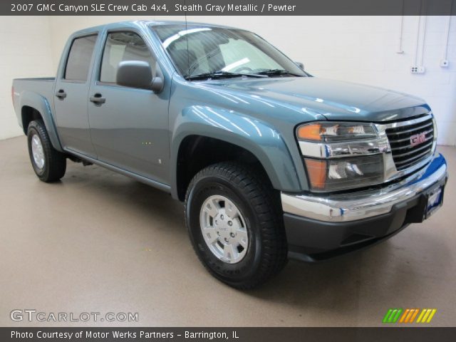 2007 GMC Canyon SLE Crew Cab 4x4 in Stealth Gray Metallic