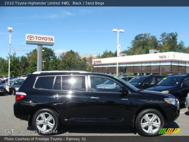 2010 Toyota Highlander Limited 4WD in Black