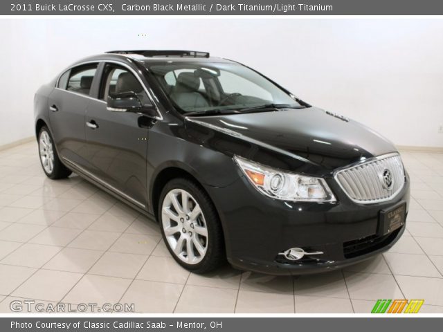 2011 Buick LaCrosse CXS in Carbon Black Metallic