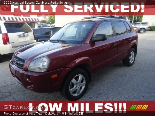 2006 Hyundai Tucson GL in Mesa Red