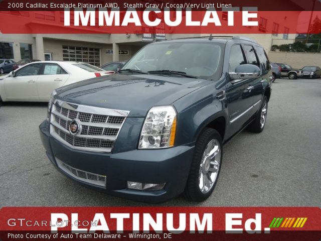 2008 Cadillac Escalade Platinum AWD in Stealth Gray