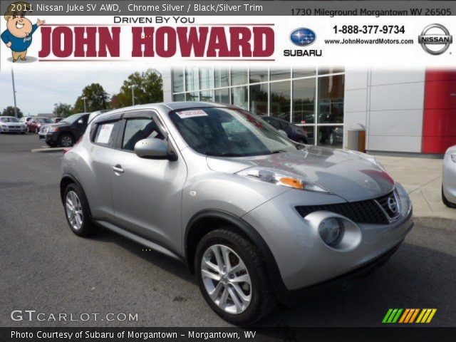 2011 Nissan Juke SV AWD in Chrome Silver