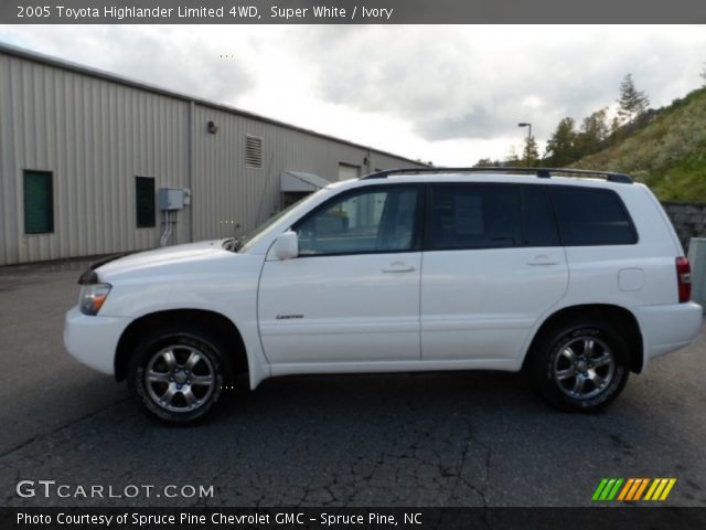 2005 Toyota Highlander Limited 4WD in Super White