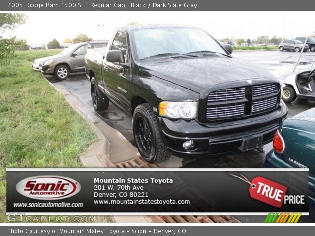 2005 Dodge Ram 1500 SLT Regular Cab in Black