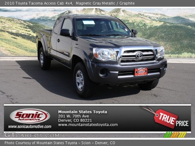 2010 Toyota Tacoma Access Cab 4x4 in Magnetic Gray Metallic