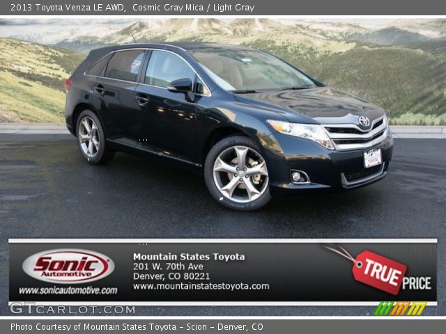 2013 Toyota Venza LE AWD in Cosmic Gray Mica