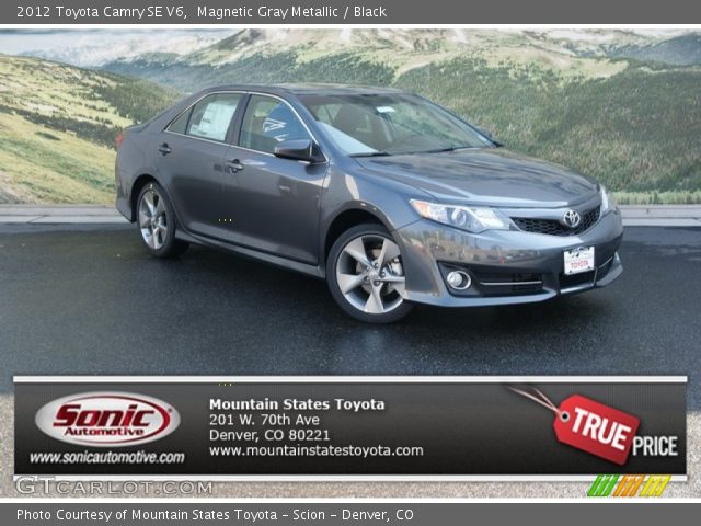 2012 Toyota Camry SE V6 in Magnetic Gray Metallic