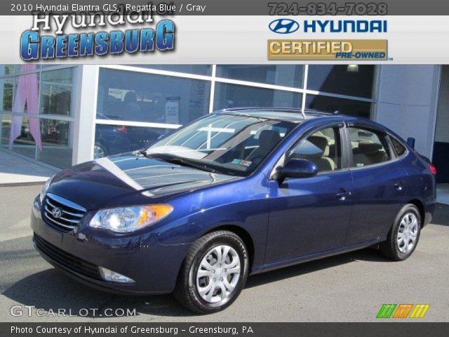 2010 Hyundai Elantra GLS in Regatta Blue