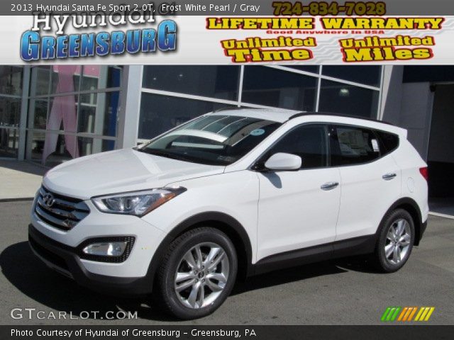 2013 Hyundai Santa Fe Sport 2.0T in Frost White Pearl