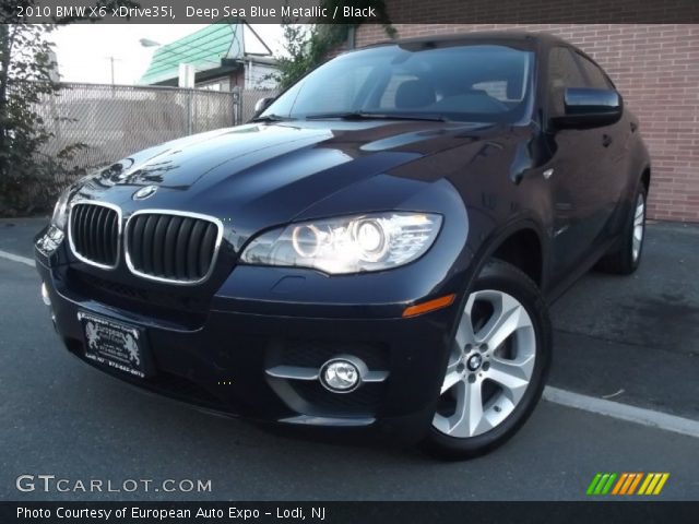 2010 BMW X6 xDrive35i in Deep Sea Blue Metallic