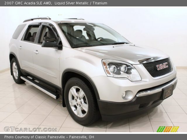 2007 GMC Acadia SLE AWD in Liquid Silver Metallic
