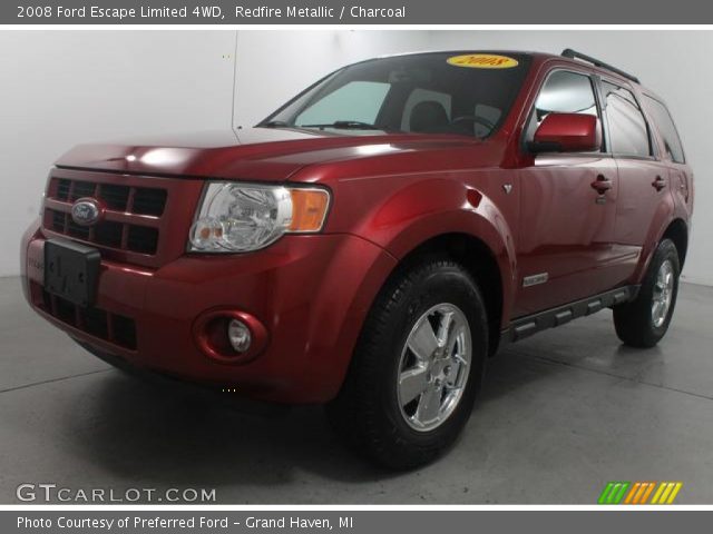 2008 Ford Escape Limited 4WD in Redfire Metallic