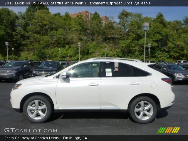 2013 Lexus RX 350 AWD in Starfire White Pearl