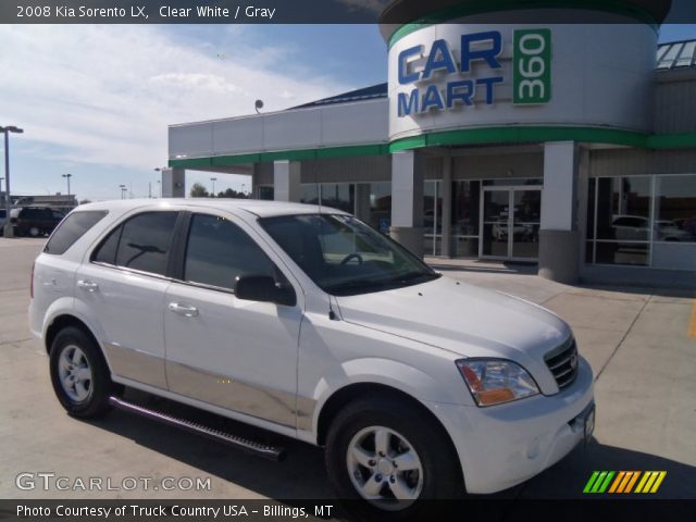 2008 Kia Sorento LX in Clear White