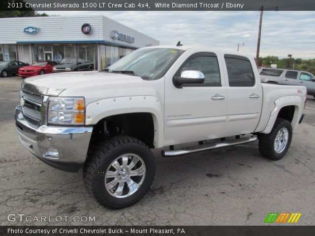 2013 Chevrolet Silverado 1500 LT Crew Cab 4x4 in White Diamond Tricoat