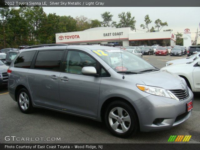 2012 Toyota Sienna LE in Silver Sky Metallic