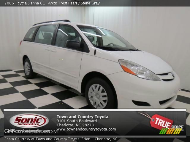 2006 Toyota Sienna CE in Arctic Frost Pearl