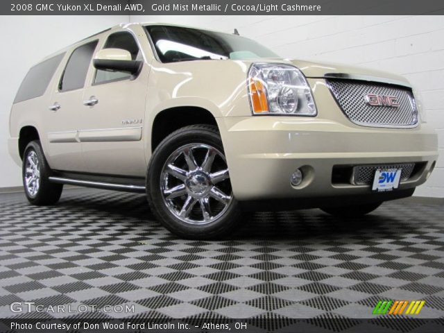 2008 GMC Yukon XL Denali AWD in Gold Mist Metallic