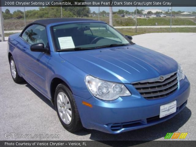 2008 Chrysler Sebring LX Convertible in Marathon Blue Pearl