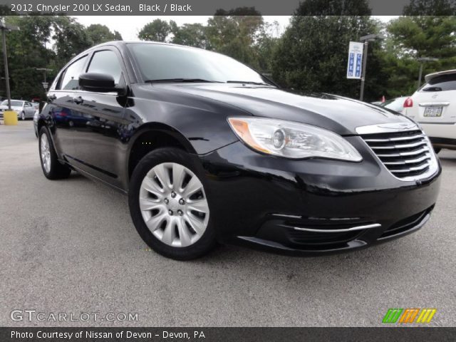 2012 Chrysler 200 LX Sedan in Black