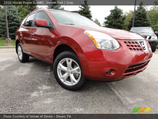 2010 Nissan Rogue SL AWD in Venom Red