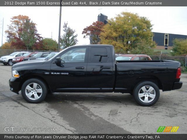 2012 Dodge Ram 1500 Express Quad Cab 4x4 in Black