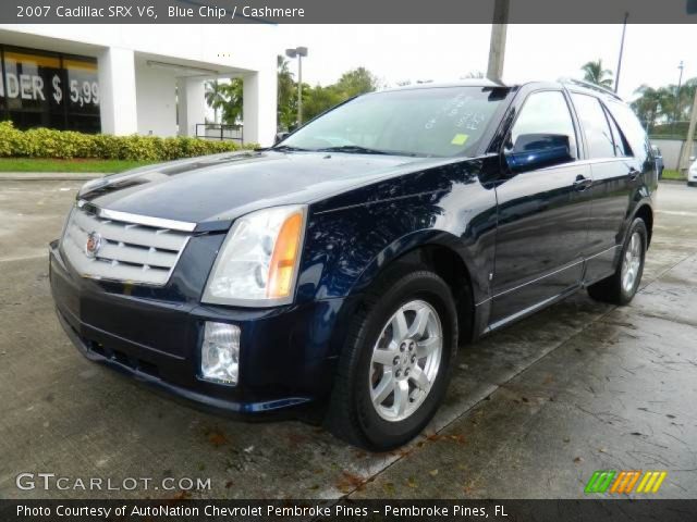 2007 Cadillac SRX V6 in Blue Chip