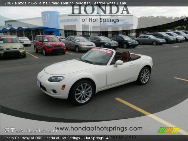 2007 Mazda MX-5 Miata Grand Touring Roadster in Marble White