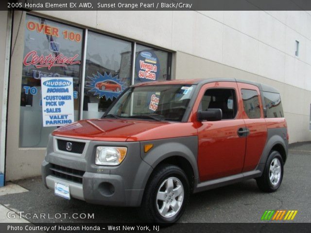 2005 Honda Element EX AWD in Sunset Orange Pearl