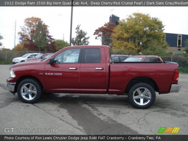 2012 Dodge Ram 1500 Big Horn Quad Cab 4x4 in Deep Cherry Red Crystal Pearl