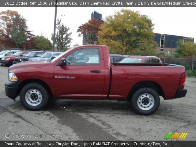 2012 Dodge Ram 1500 ST Regular Cab in Deep Cherry Red Crystal Pearl