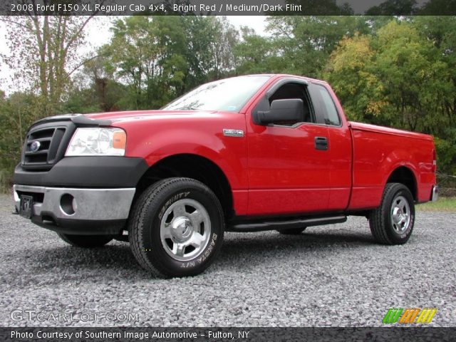 2008 Ford F150 XL Regular Cab 4x4 in Bright Red