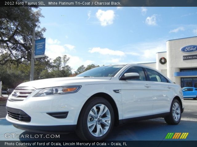 2012 Ford Taurus SEL in White Platinum Tri-Coat