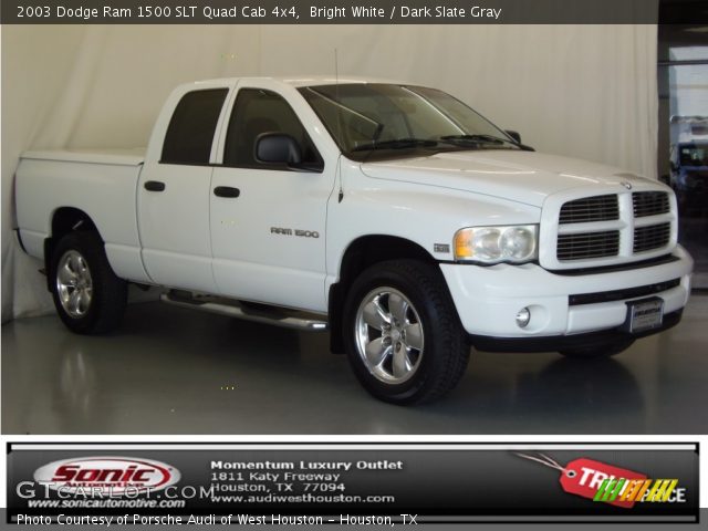 2003 Dodge Ram 1500 SLT Quad Cab 4x4 in Bright White