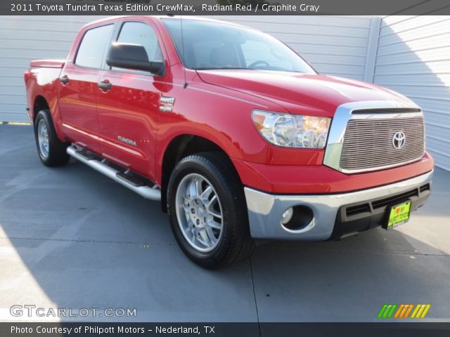2011 Toyota Tundra Texas Edition CrewMax in Radiant Red