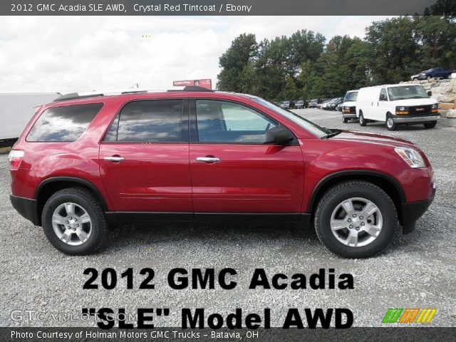 2012 GMC Acadia SLE AWD in Crystal Red Tintcoat