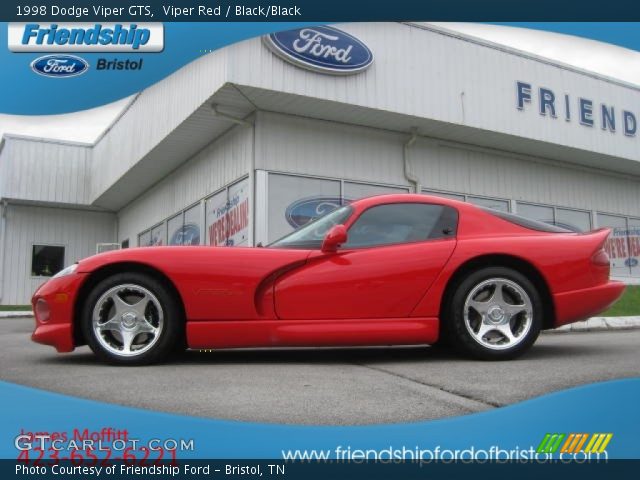 1998 Dodge Viper GTS in Viper Red