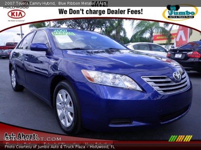 2007 Toyota Camry Hybrid in Blue Ribbon Metallic