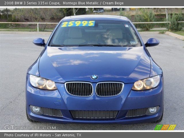 2008 BMW 3 Series 335xi Coupe in Montego Blue Metallic