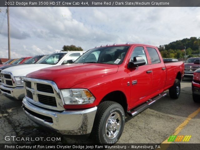 2012 Dodge Ram 3500 HD ST Crew Cab 4x4 in Flame Red