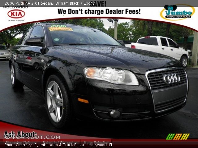 2006 Audi A4 2.0T Sedan in Brilliant Black