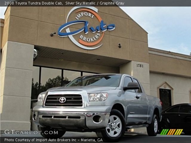 2008 Toyota Tundra Double Cab in Silver Sky Metallic