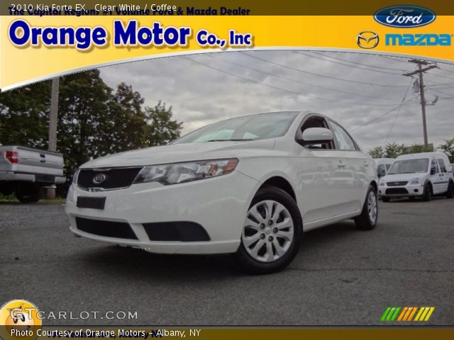 2010 Kia Forte EX in Clear White