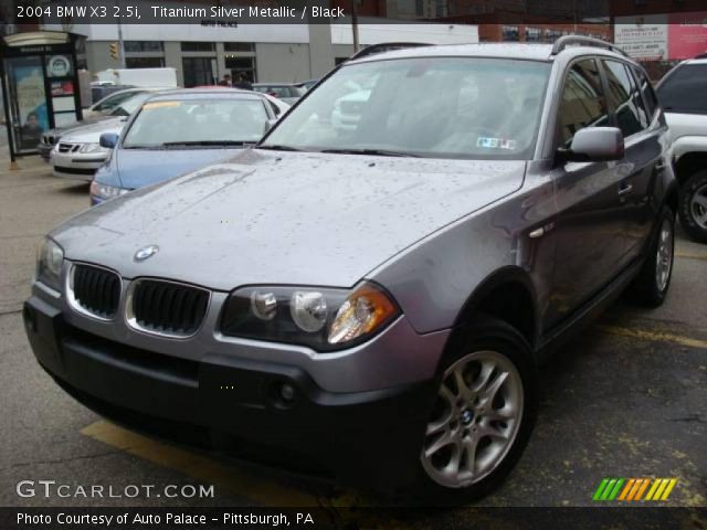 2004 BMW X3 2.5i in Titanium Silver Metallic