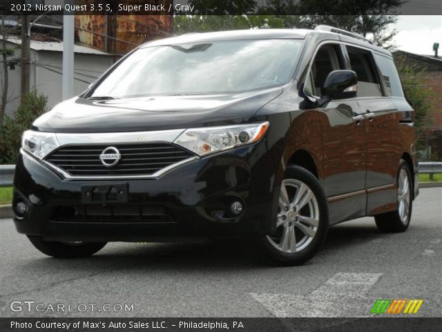 2012 Nissan Quest 3.5 S in Super Black