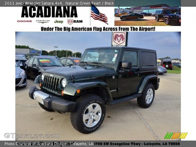 2011 Jeep Wrangler Sahara 4x4 in Natural Green Pearl
